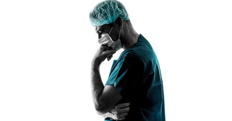 The doctor determines the dose