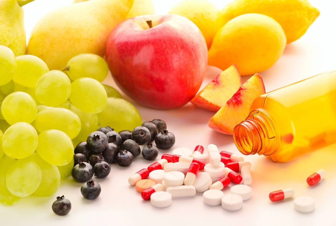 Vitamins and dietary supplements for the treatment of prostatitis